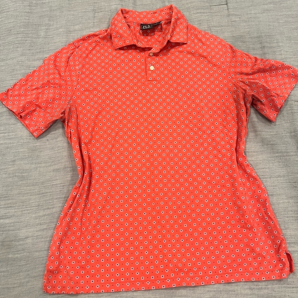 Men’s Traveler Golf Dadcore‎ geometric polo